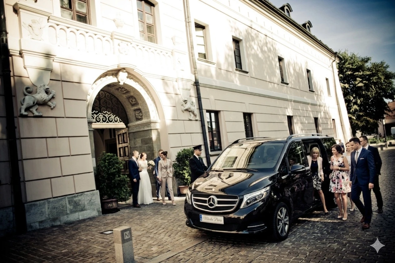 Transport weselny Zamek Niepołomice